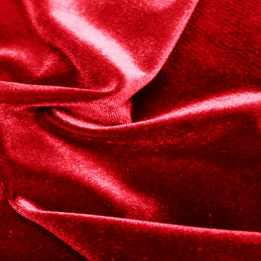 Red Lycra fabric.