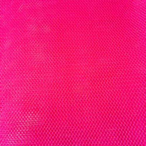 Net fabric in pink colour